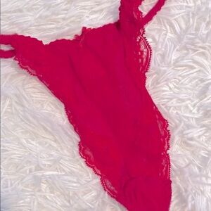 Victoria’s Secret vintage silk Lace thong